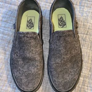 Vans slip ons.